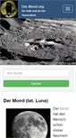 Mobile Screenshot of der-mond.org