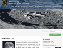 Tablet Screenshot of der-mond.org